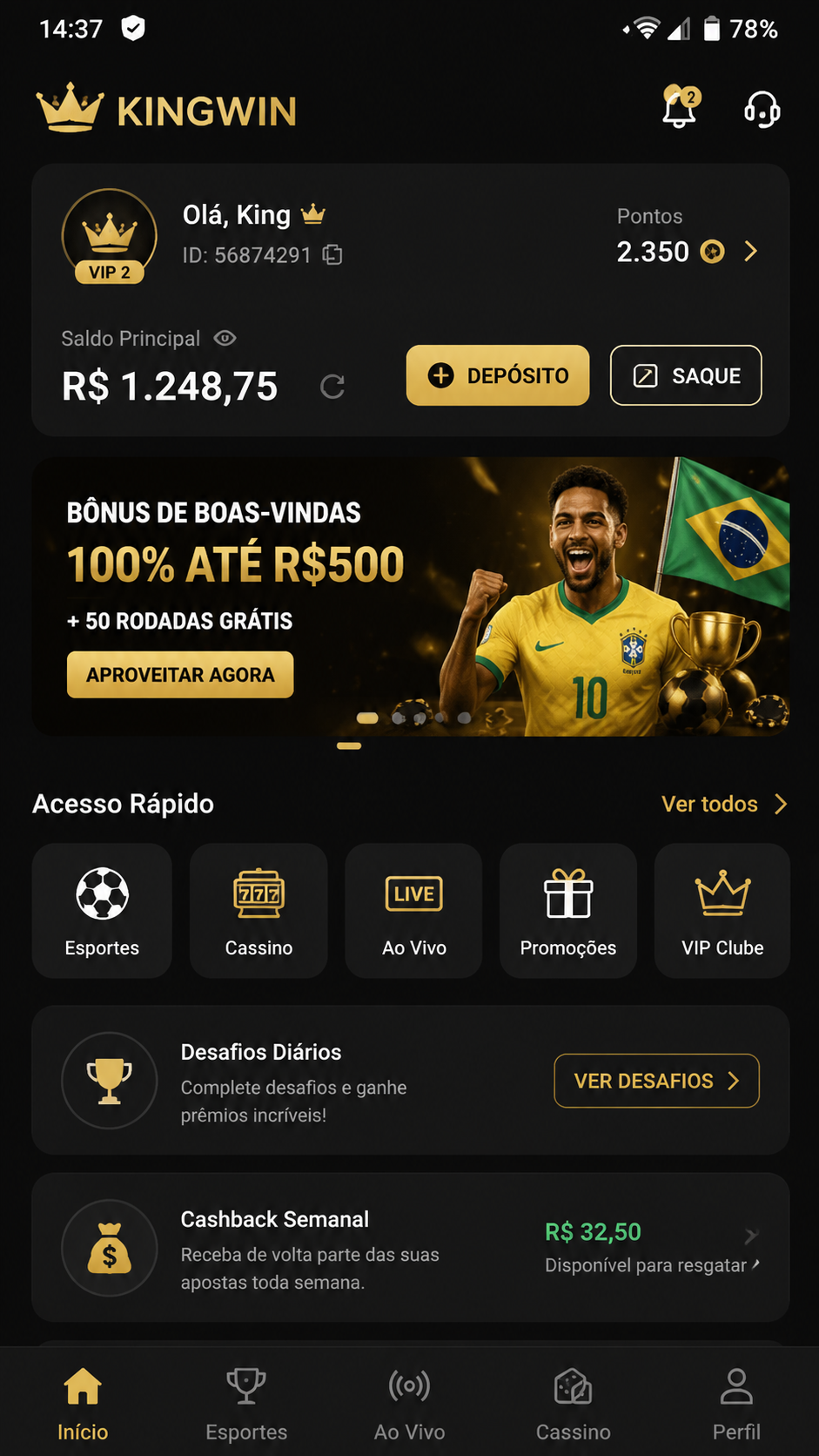 kingwin screenshot